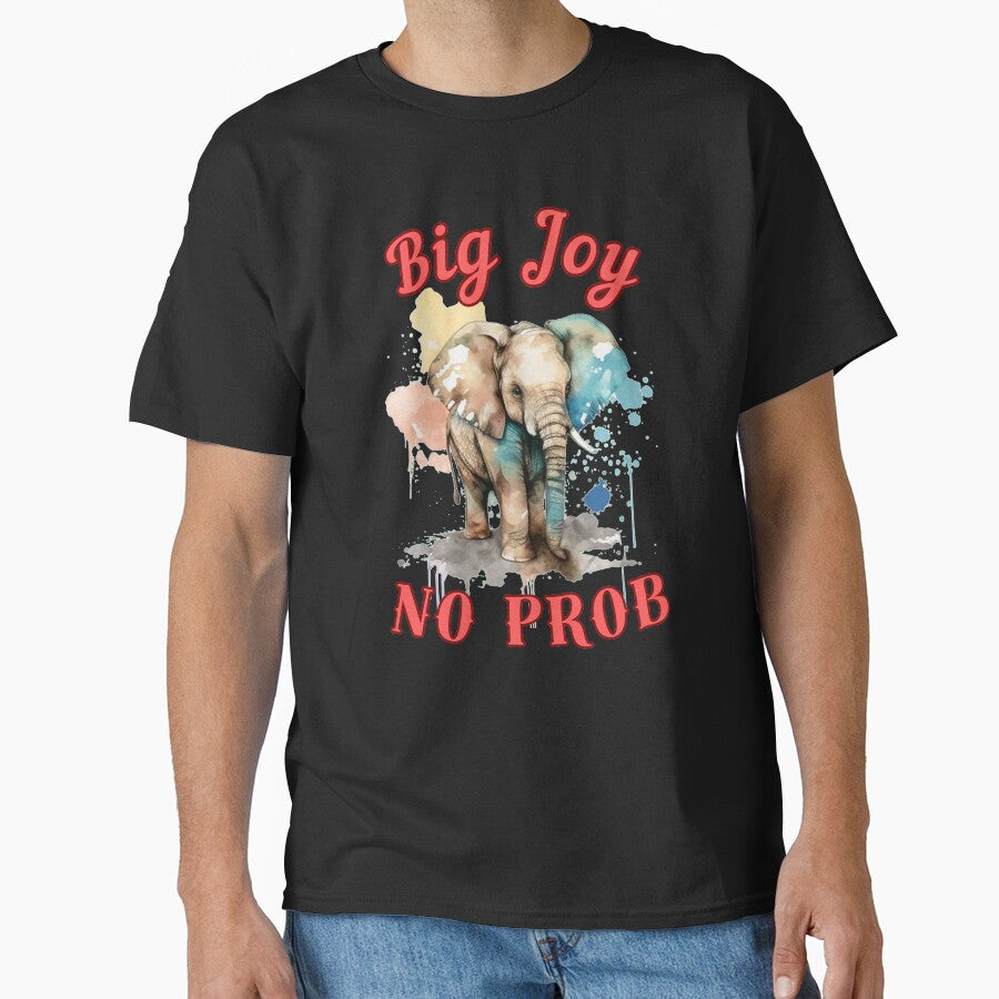 Big Joy, No Prob. colorful elephant by ElephantVibes