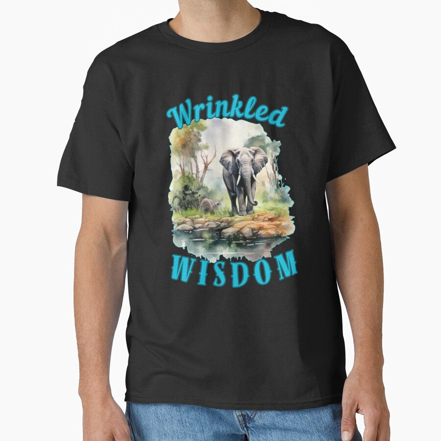 Wrinkled Wisdom. funny elephant by ElephantVibes