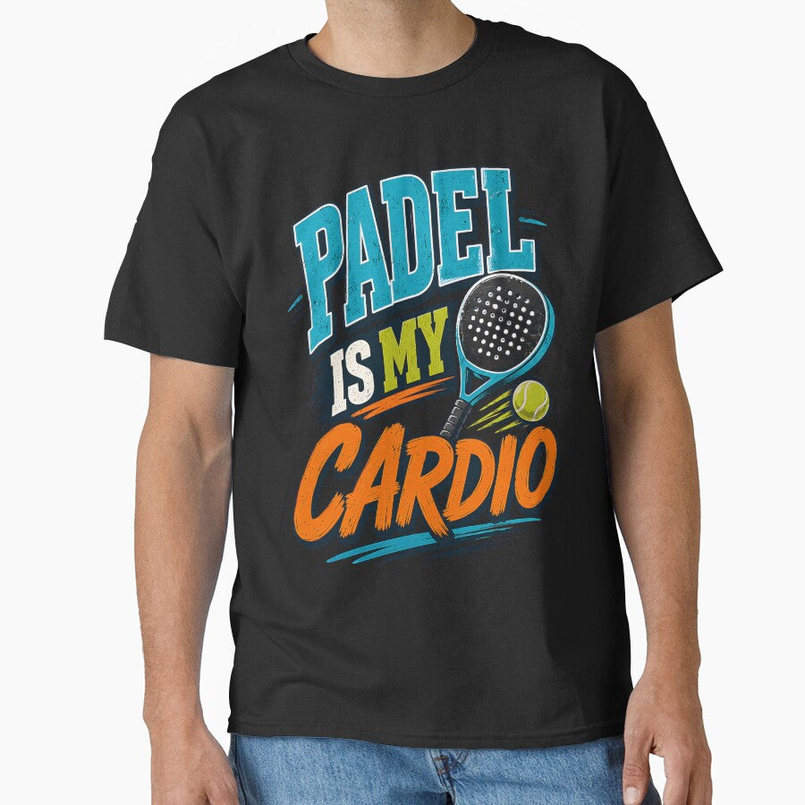 Padel Is My Cardio Funny Retro Sport by Mr Lee