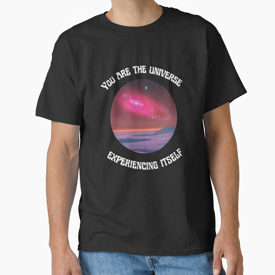 You are the universe experiencing itself - red galaxy by Girly-Universe