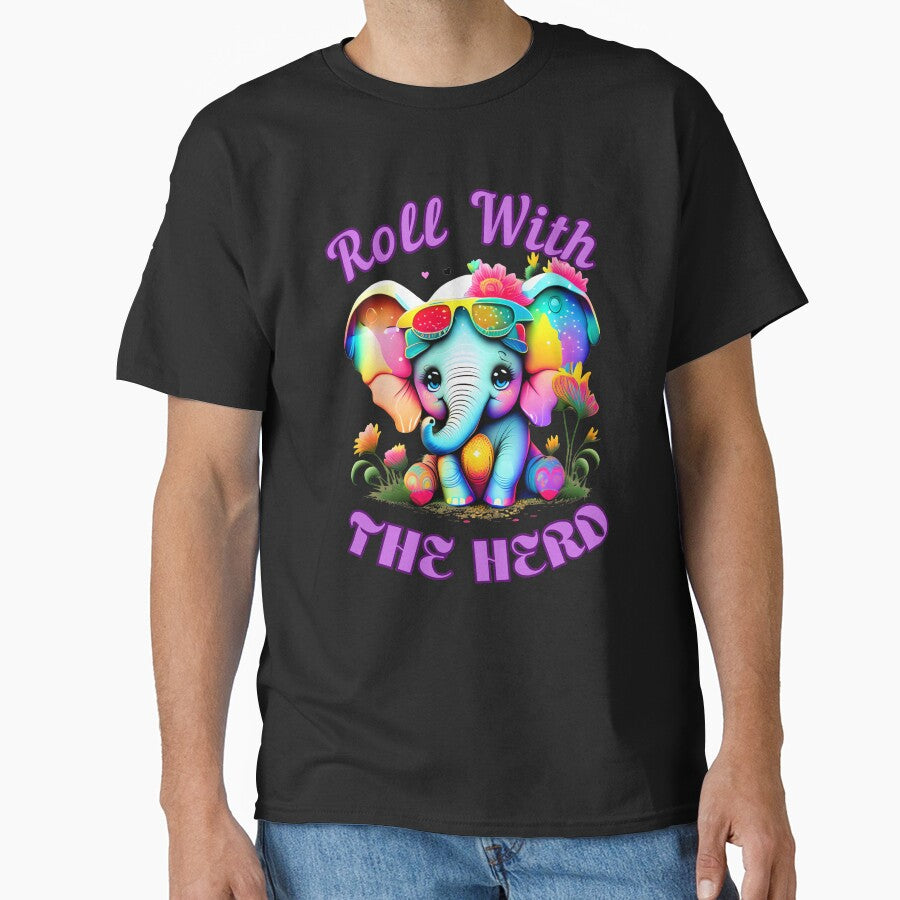 Roll With The Herd elephant quote by ElephantVibes