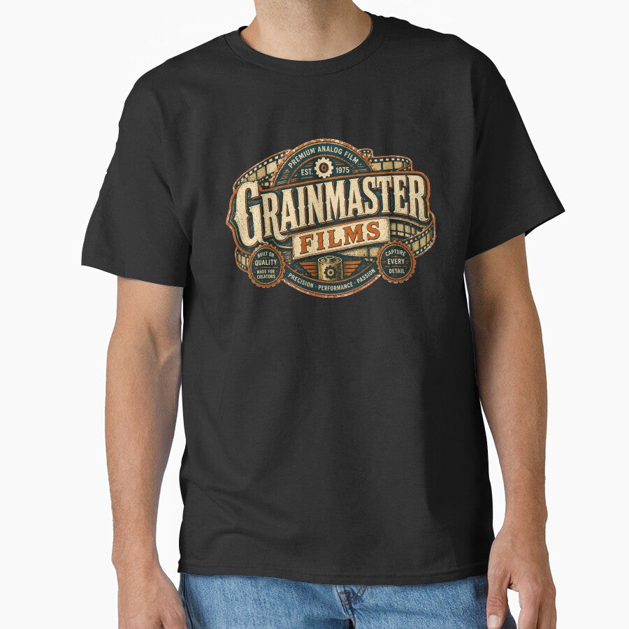 Grainmaster Films Retro Analog Photography Design by Golden Era Studio