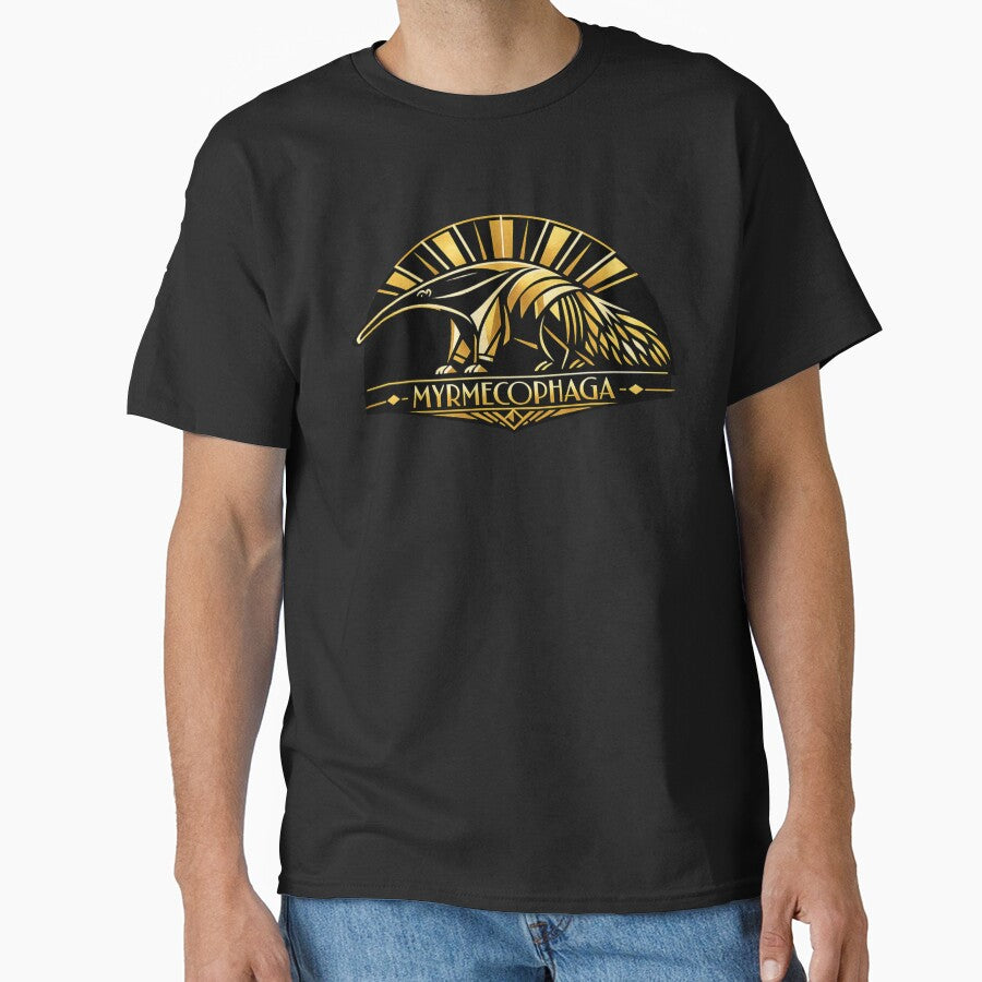Myrmecophaga Art Deco Giant Anteater by PunchDrop