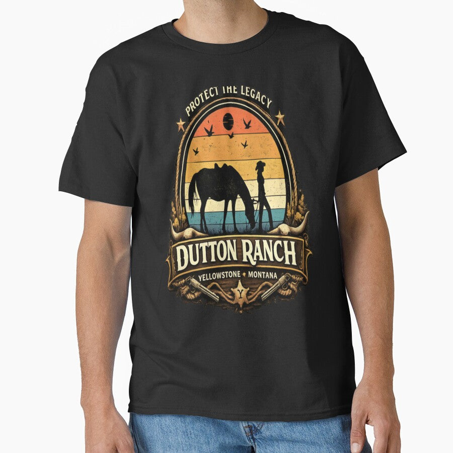 Protect The Legacy – Dutton Ranch Vintage W by CatLovers Studio