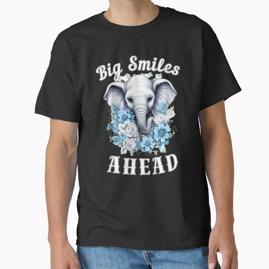 Big Smiles Ahead. watercolor elephant by ElephantVibes