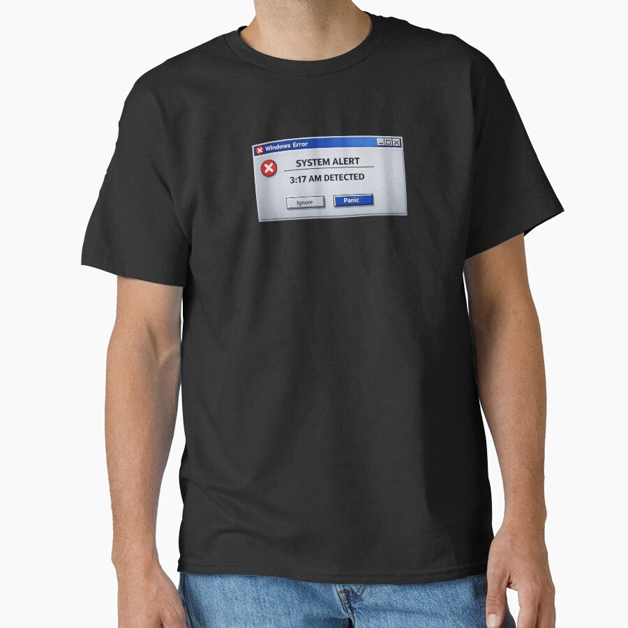 WINDOWS ERROR 3:17 AM — Retro Liminal Tech Sticker by Timeless Junction
