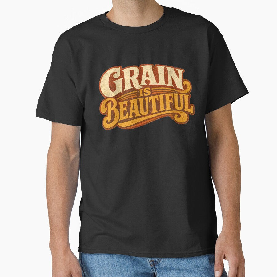 Grain Is Beautiful Vintage Film Photography Tee by Golden Era Studio