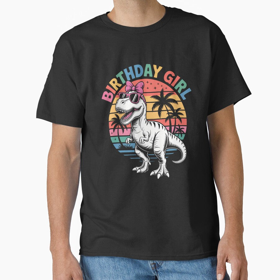 Birthday T Rex Dinosaur Family Cute by saresublete
