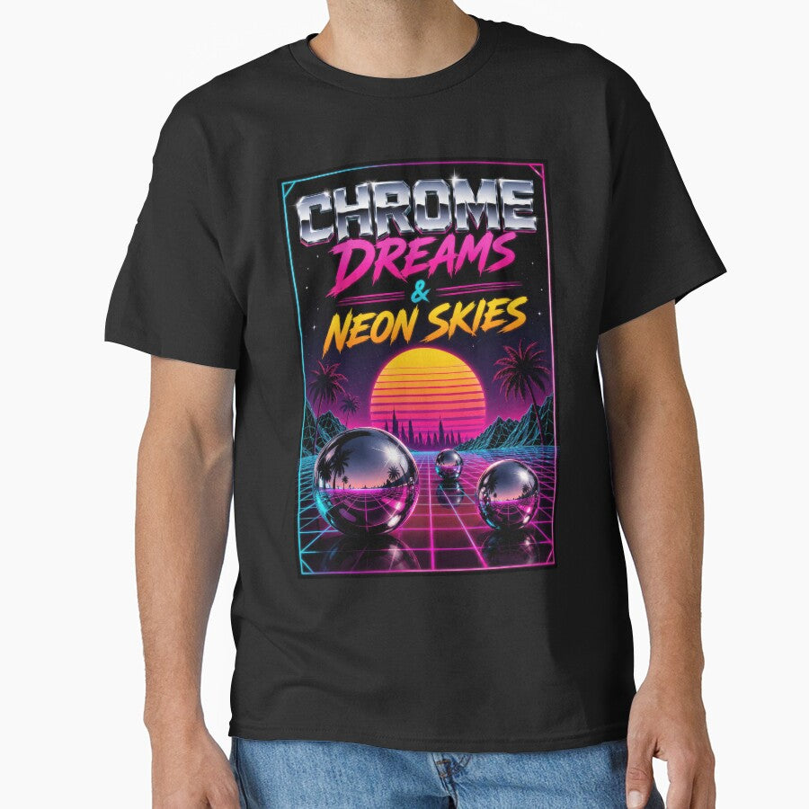 Chrome Dreams & Neon Skies by Sketchlegacy