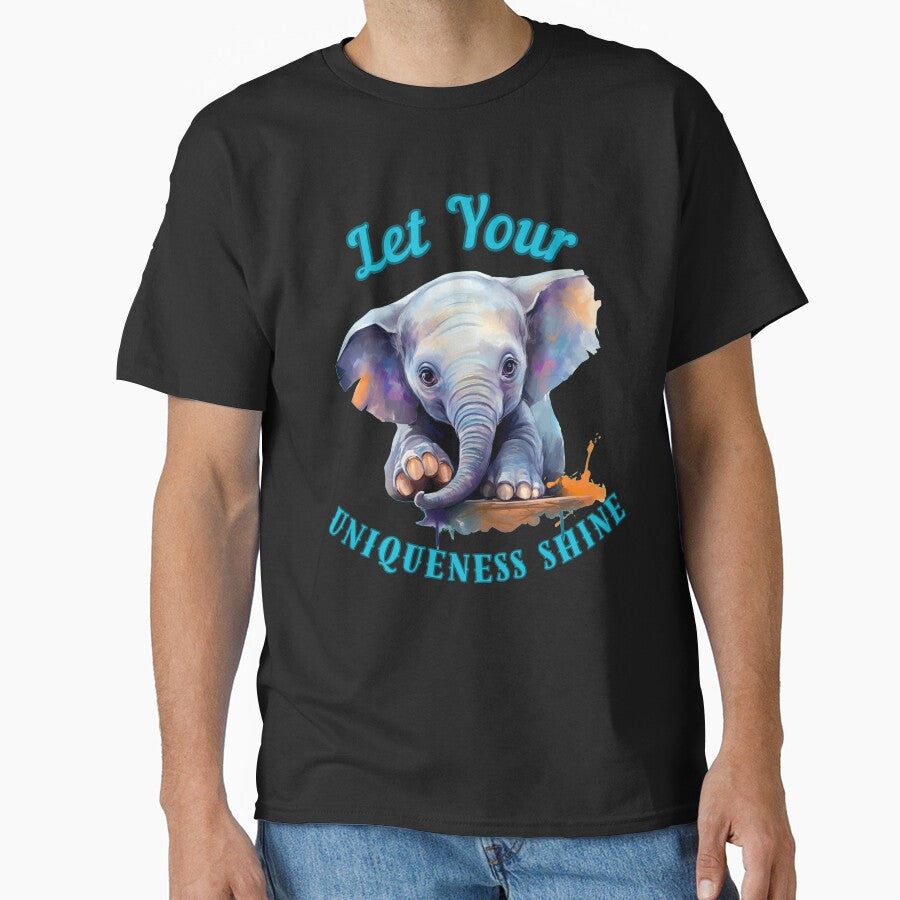 Let Your Uniqueness Shine. funny elephant by ElephantVibes