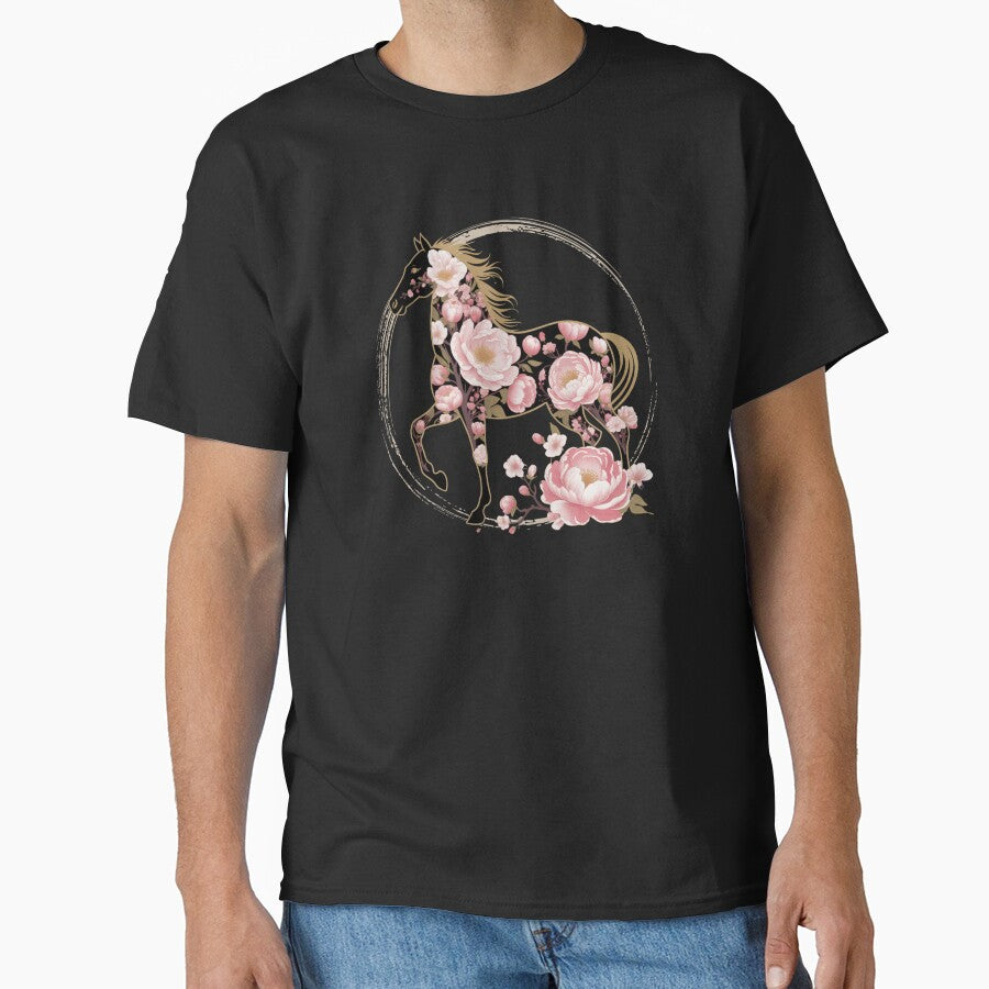 Chinese Lunar Horse 2026 Cherry Blossom Peony Theme by Nzgiftsandmore