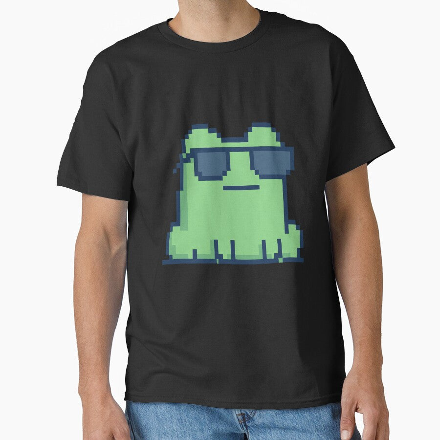 Pixel frog with sunglasses by PixelMarrero