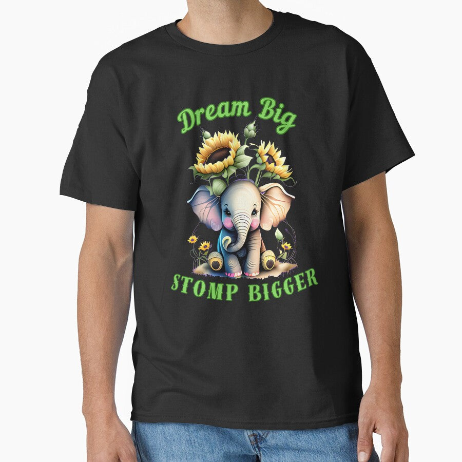 Dream Big, Stomp Bigger. elephant portrait by ElephantVibes