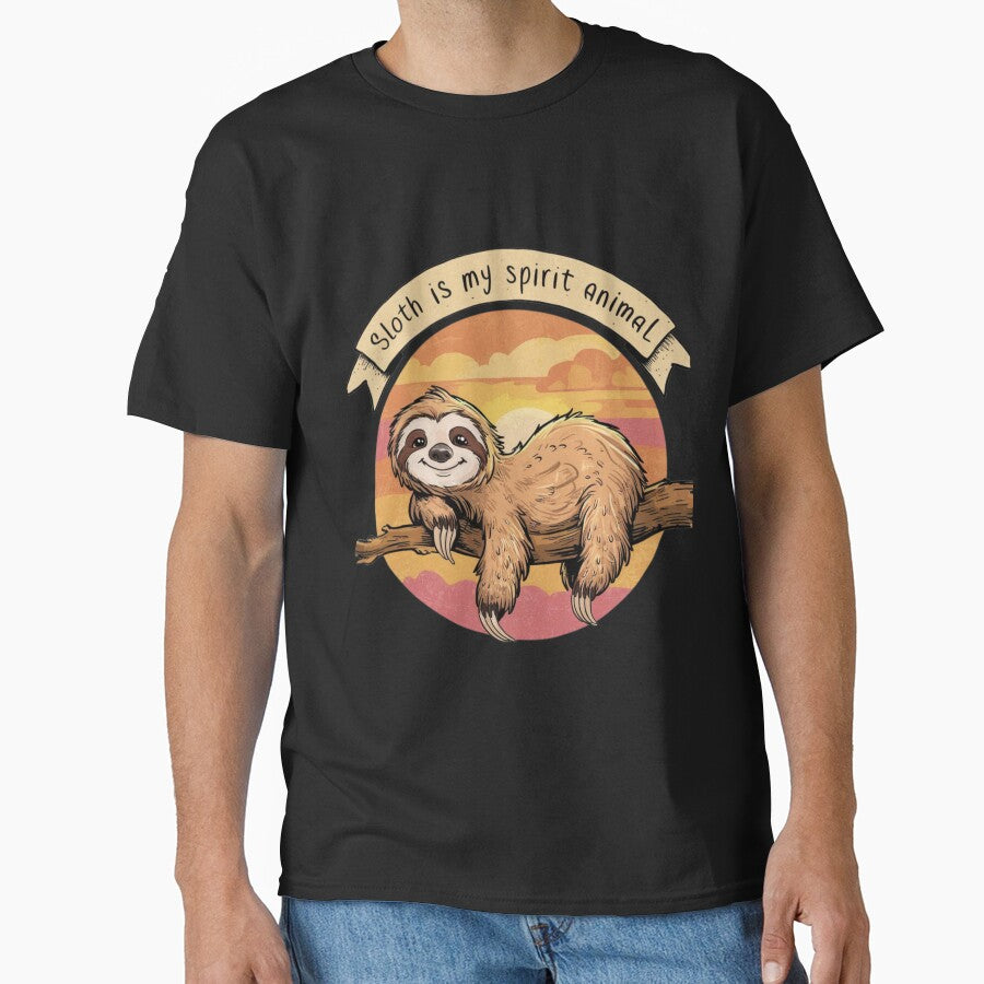 sloth lounging by aipaint