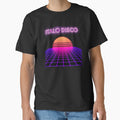 Italo Disco Neon Grid – 80s Synthwave Sunset Aesthetic by Graphroad