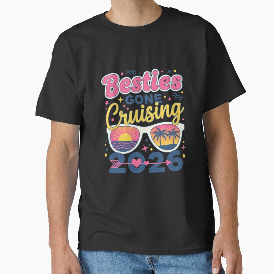 Besties Gone Cruising 2026 Friends Group Vacation Travel by salmzouriart