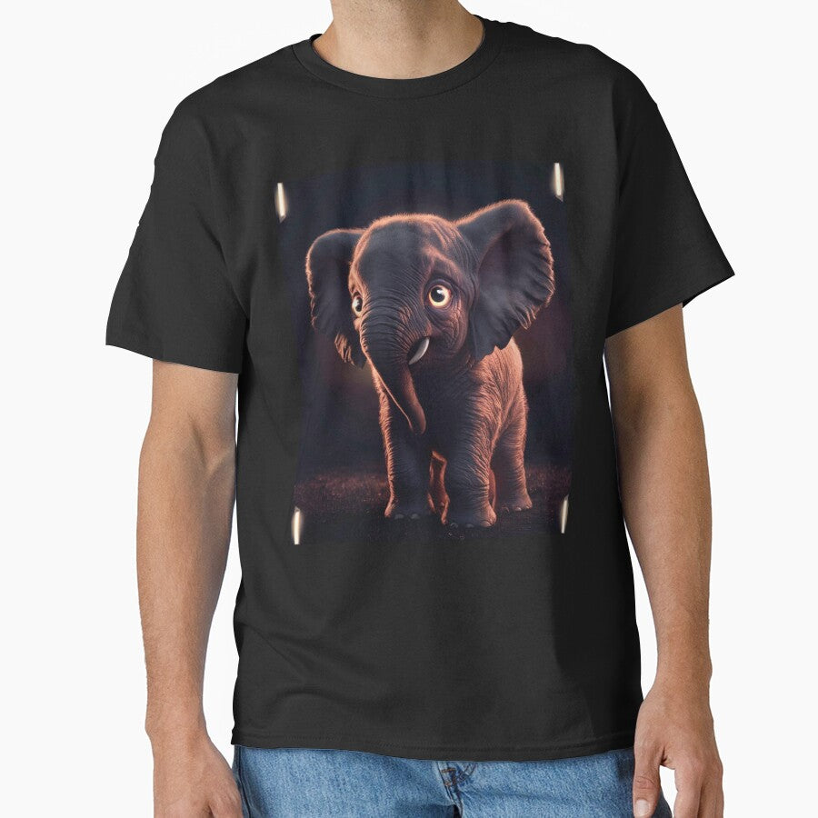 Elephant Portrait. realistic photo, baby elephant by ElephantVibes