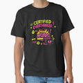 Certified Overthinker – Brain on Fire Chaotic Sticker by Timeless Junction