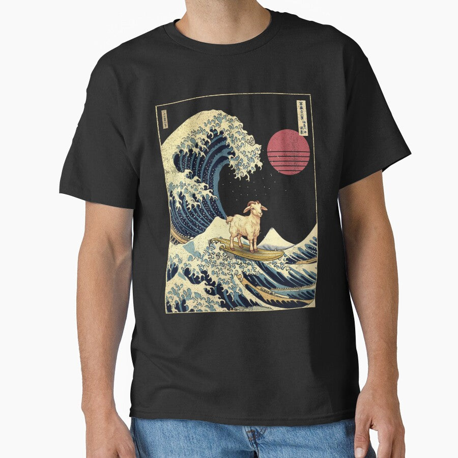 Goat Kanagawa Japanese Surfing Wave by rafaeltto