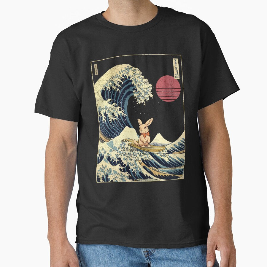 Rabbit Kanagawa Japanese Surfing Wave by rafaeltto