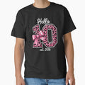 Hello 10 Pink Bow Est 2016 Coquette 10th Birthday Girl by ZACK ART