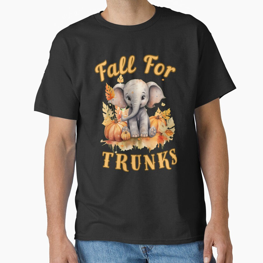 Fall For Trunks. watercolor elephant by ElephantVibes