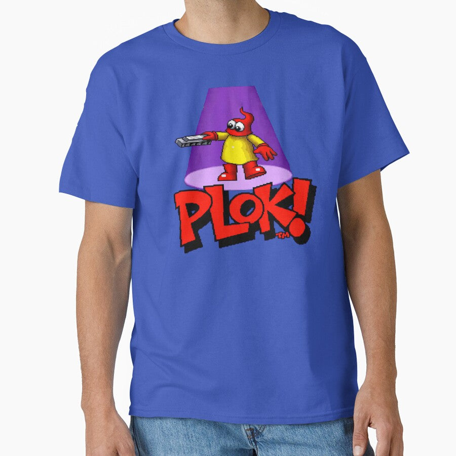 Plok HD Title Screen by Retr0Tshirts