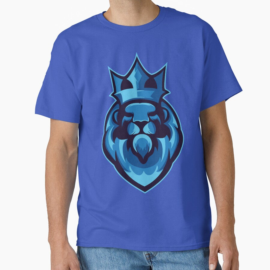 Blue King Lion by MerlinWear