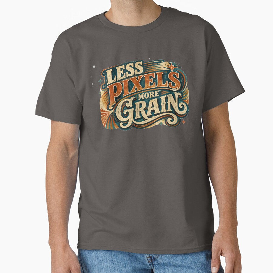 Less Pixels More Grain Analog Photography Design by Golden Era Studio