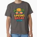 Spring Break 2026 Retro Sunset Sunglasses Palm Trees Design by OwnYourMood