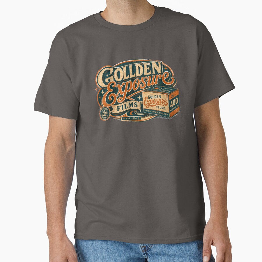 Golden Exposure Films Retro Film Brand Design by Golden Era Studio
