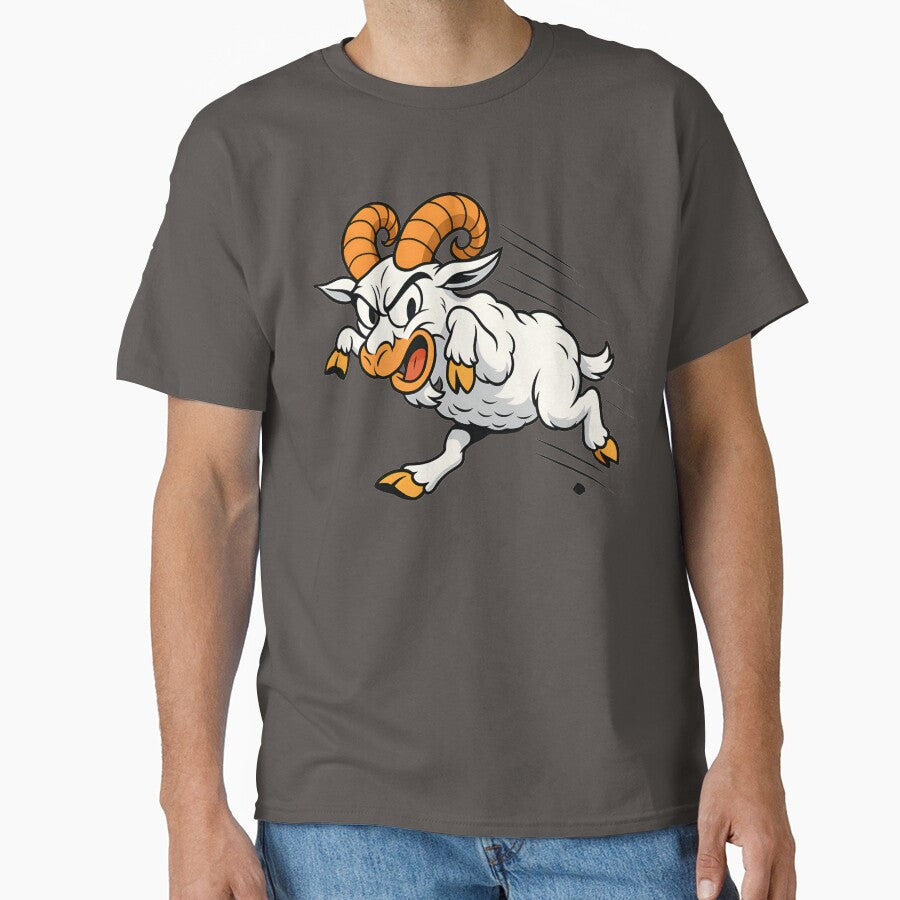 Angry Charging Goat by AwesomeBeyondLimits