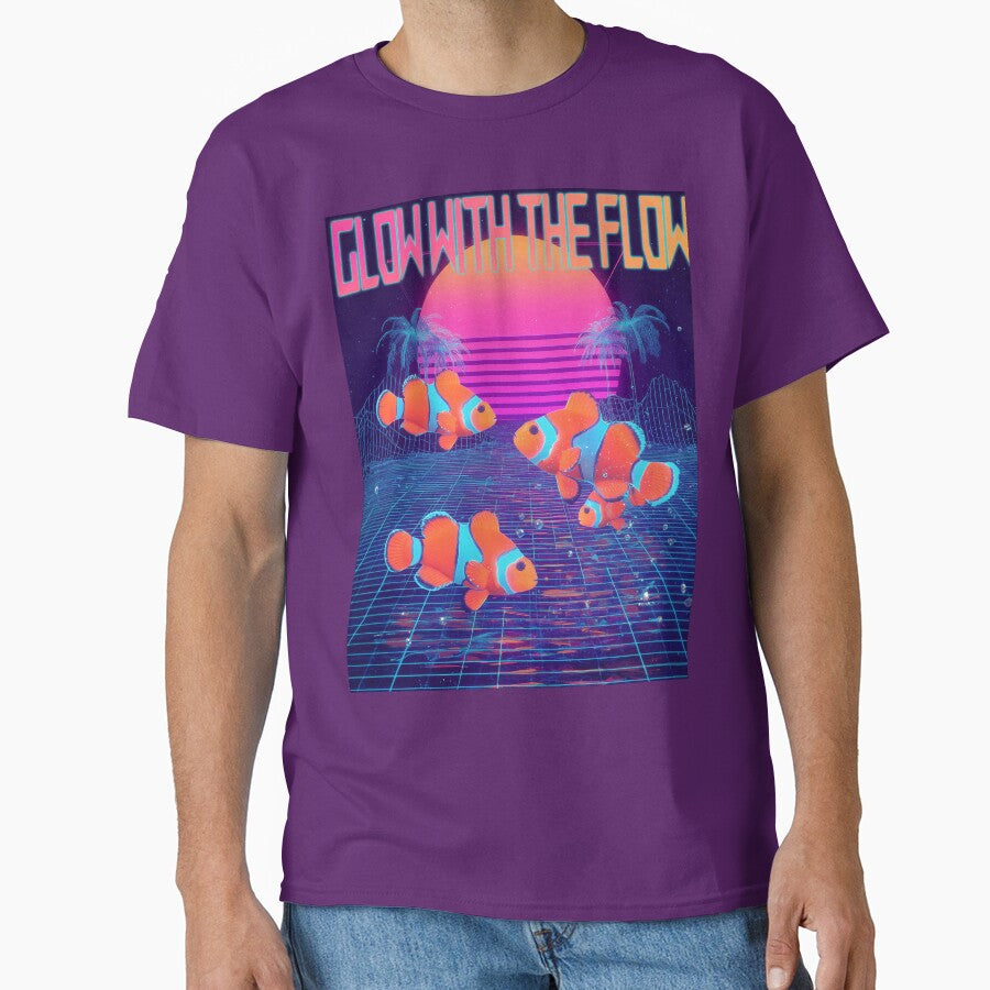 Glow With The Flow — Neon Clownfish by ArgentoArt