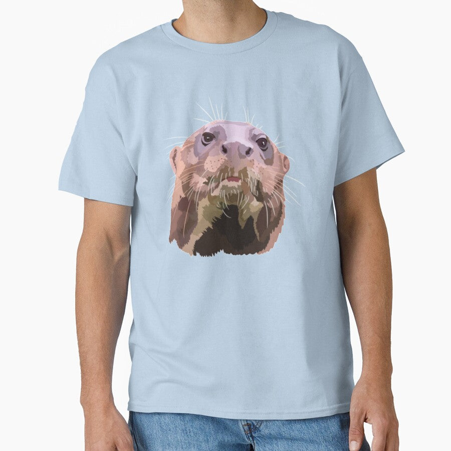 G is for Giant Otter,Giant Otter Artwork – Powerful River Mammal Illustration and Amazon Wildlife Design by PrettylittlepastelUk