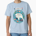 Manatee - Hope for Wildlife Scandinavian Folk Art by heidiannemorris © by FOLK ART FUSION