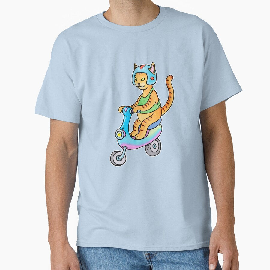 Scooter Cat by SpaceCatVisions