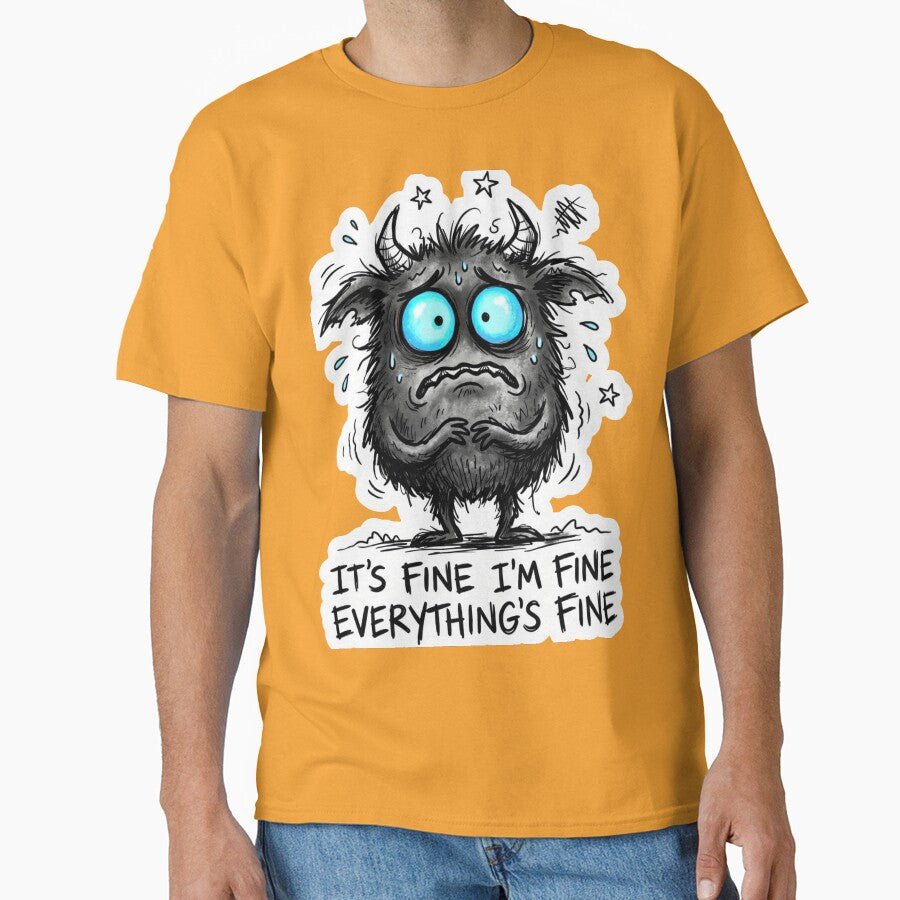 I'm Fine Everything Is Fine Sticker by atwalstore1992