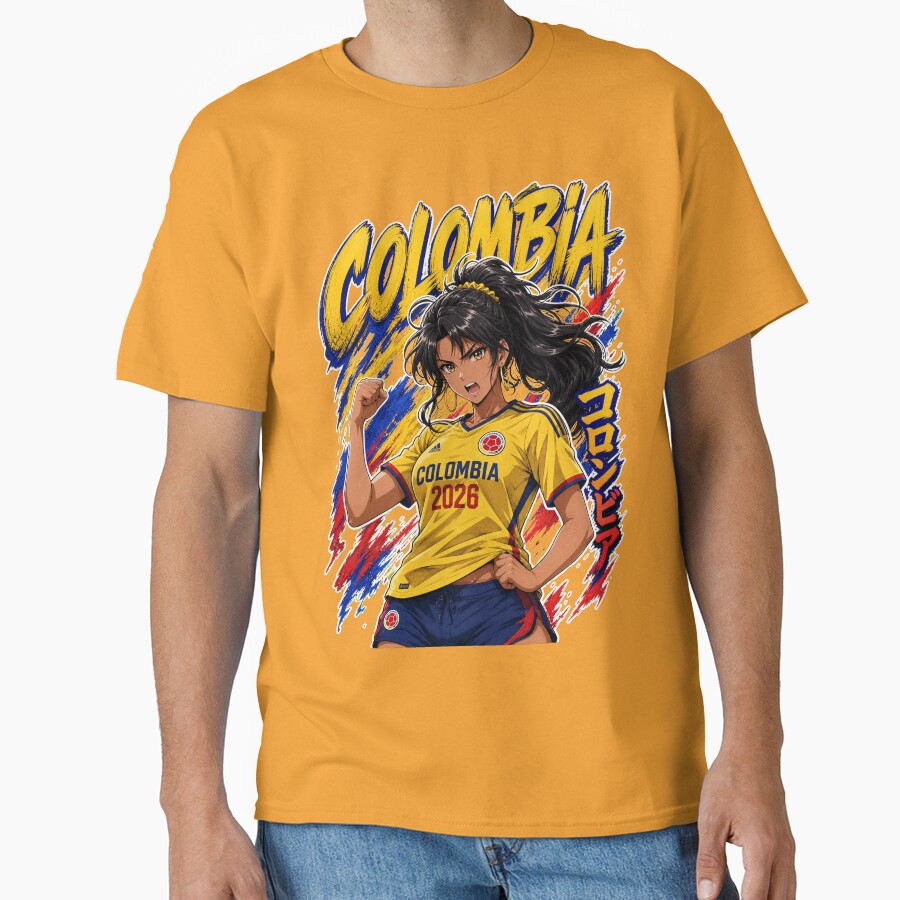 Colombia Anime Soccer Girl - 2026 Striker Waifu by Senpai Syndicate
