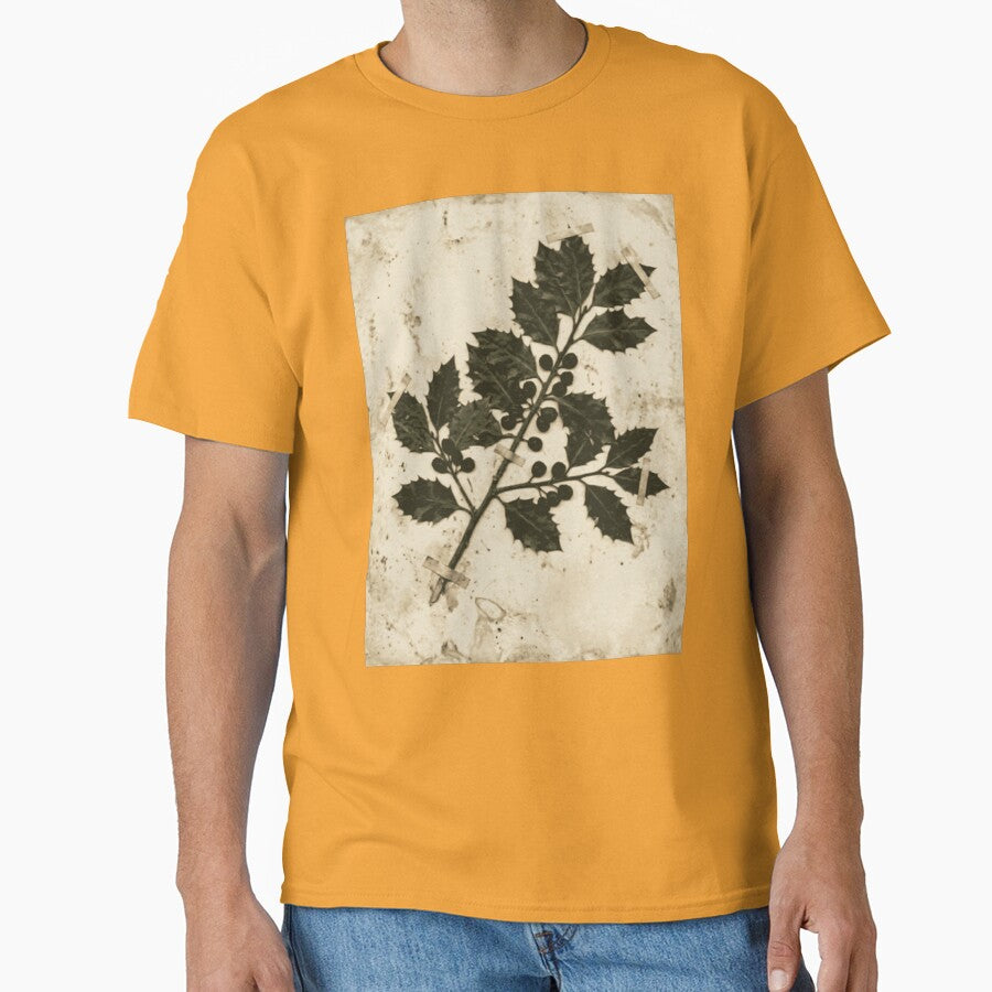 Vintage Holly Botanical Press by MythosBotany