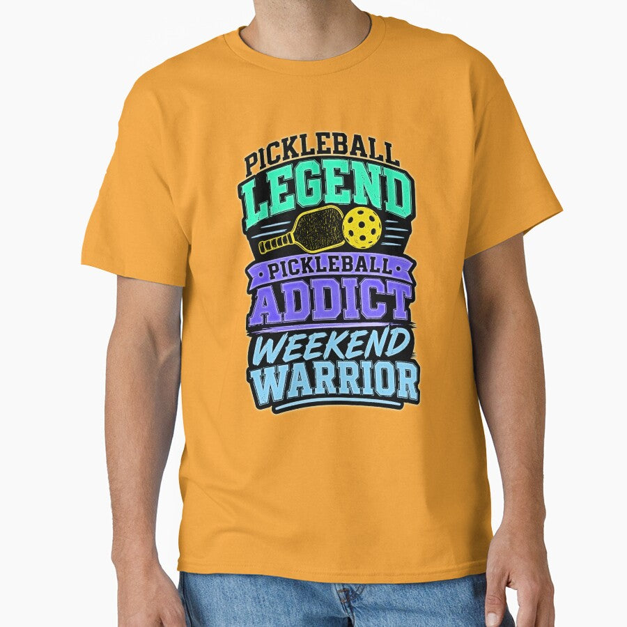 Pickleball Legend Addict Weekend Warrior by Mr Lee
