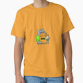 Funny Grumpy Green Cat Soccer Lover Raglan Shirt Boba Tea by Xyshope