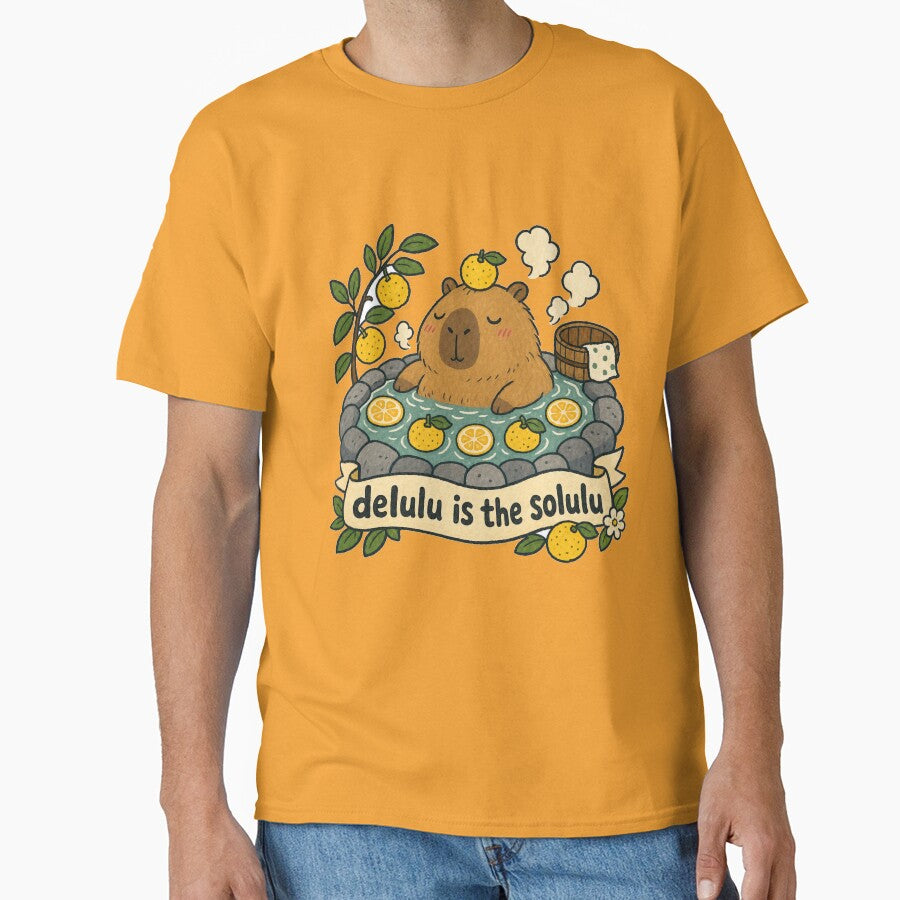Delulu Is the Solulu Capybara by VisualArtsOasis