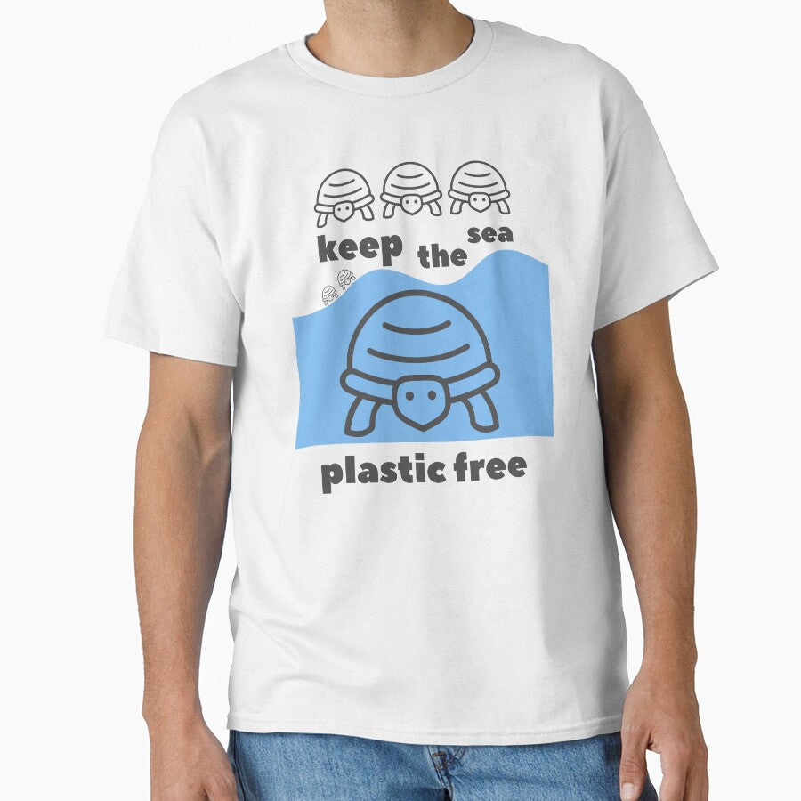 Keep the Sea Plastic Free – Ocean Awareness Design by baskamade