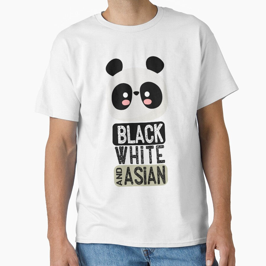 Panda: Black, White and Asian by ArtTees44