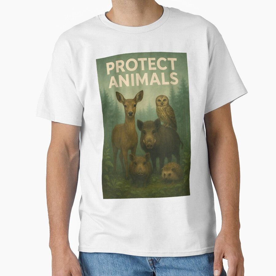 Protect Animals – those who love the forest protect its inhabitants by Rotfront Studio