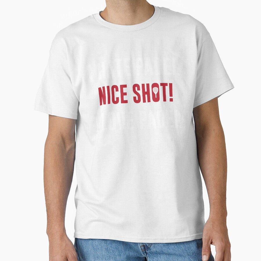 I Hate Padel Good Shot I Love Padel For Padel Players by Cedinho