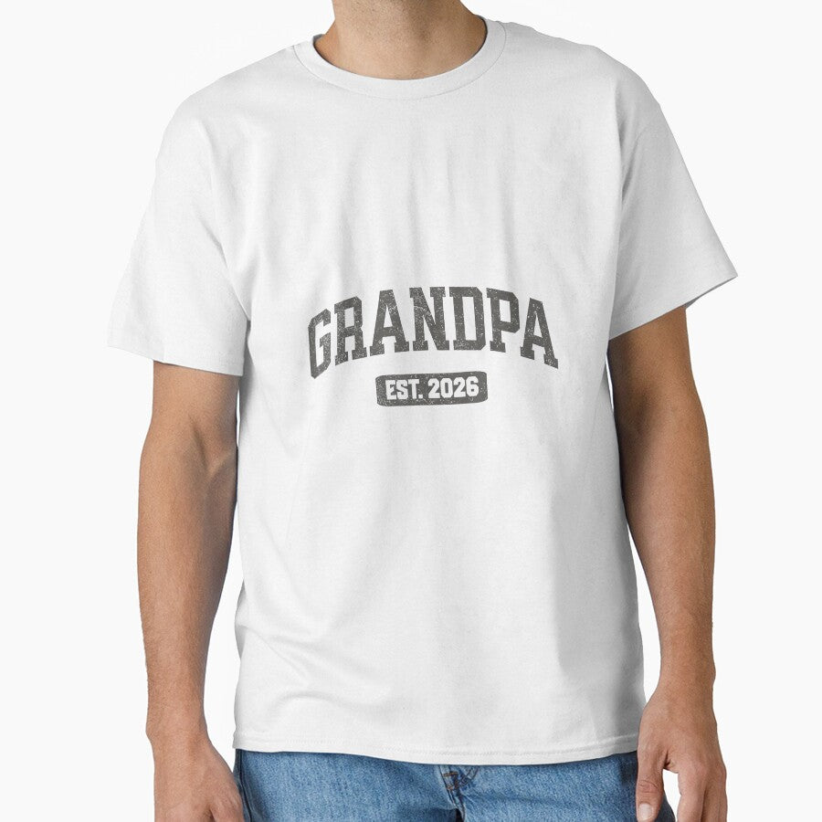Grandpa Est. 2026 Future Dad Father Pregnancy Announcement New Daddy by Animal-Replicas