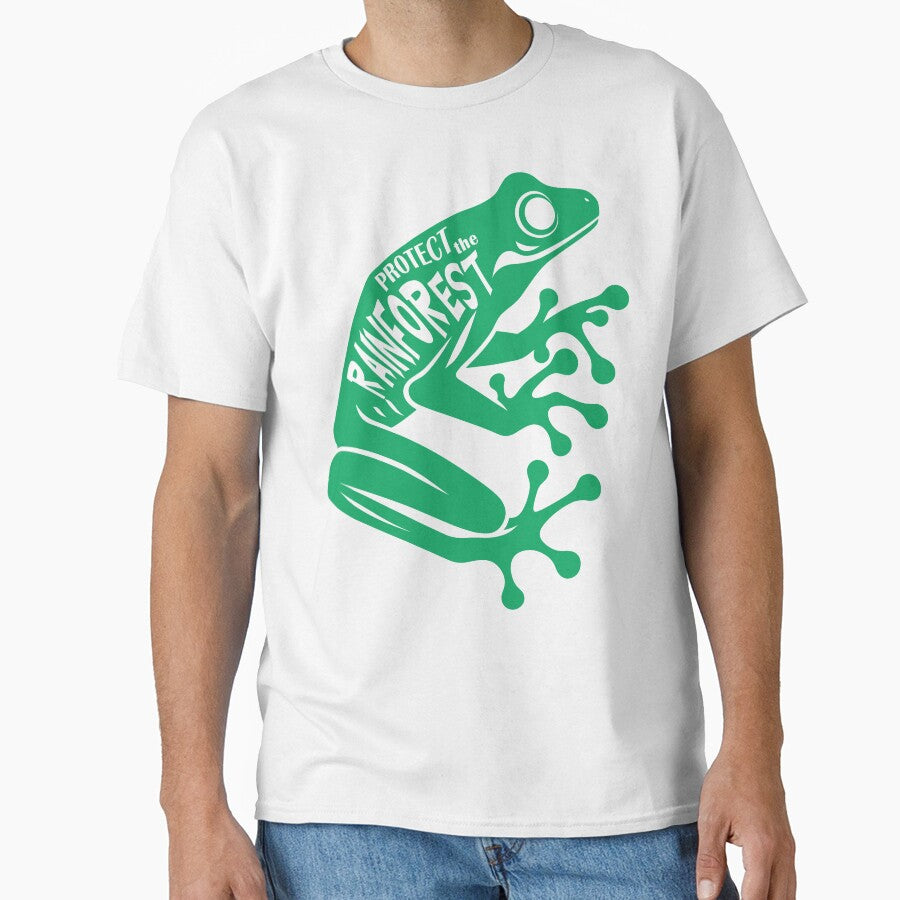 Protect the rainforest - Dart frog green by PrintSoulDesign