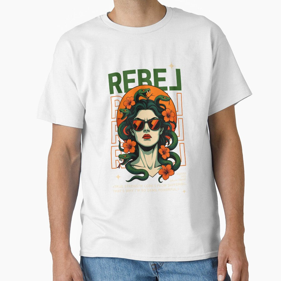 REBEL, Medusa, Feminine Power, Greek Mythology by QuirkySpark