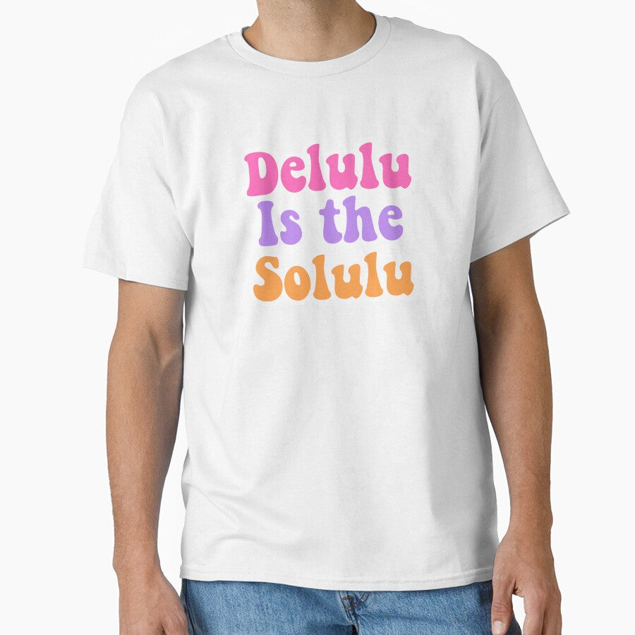 Delulu is the Solulu – Funny Retro Aesthetic Quote by Splendid Scibbles